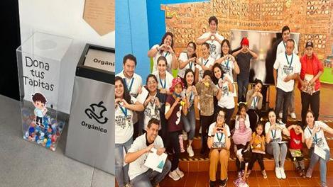 Recolección en Carl Zeiss de México de tapitas por parte de los colaboradores y visita voluntariado a CASA DE LA AMISTAD PARA NIÑOS CON CANCER 