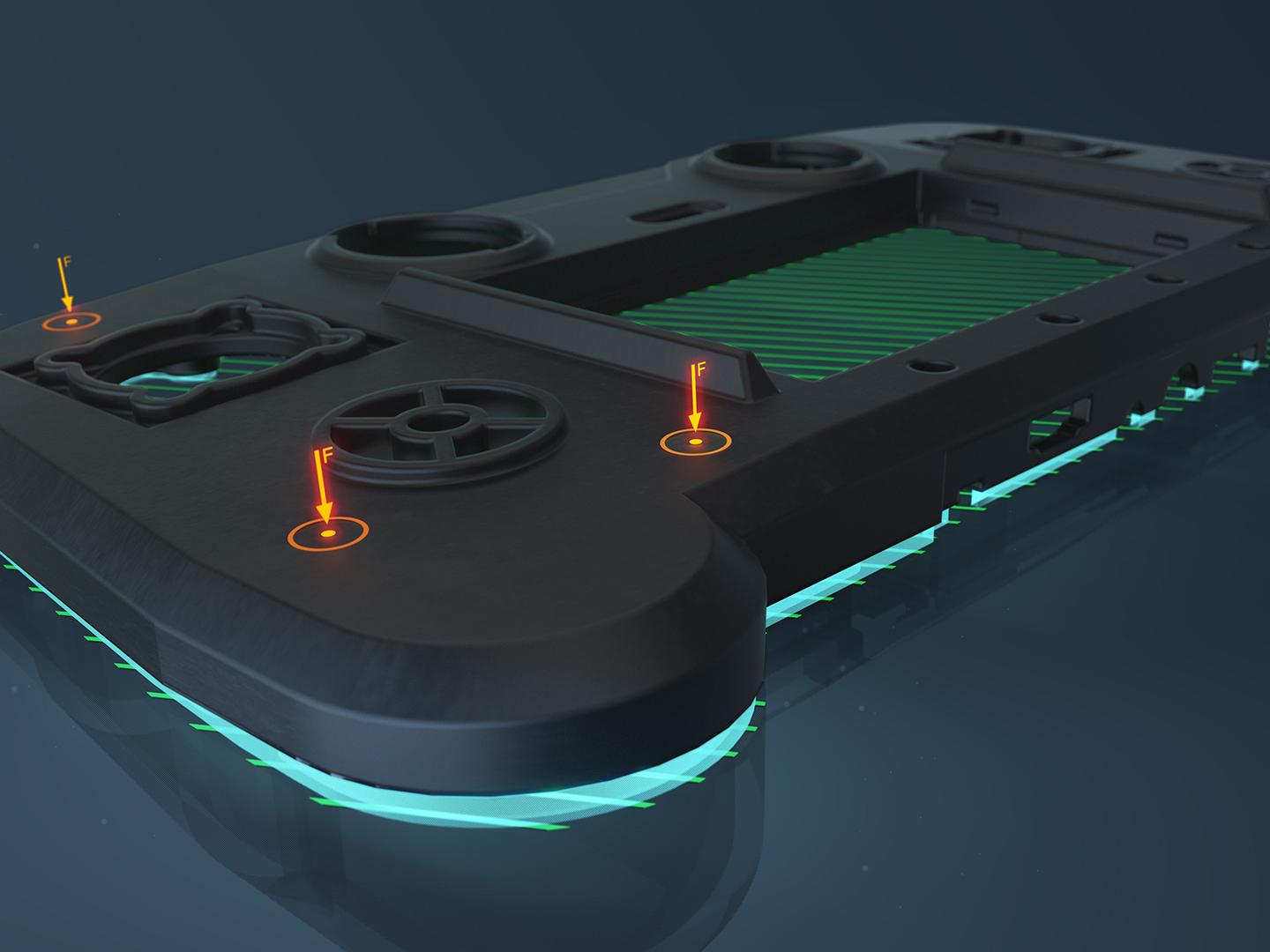 De-Warp: Compensación virtual de la deformación de piezas de plástico