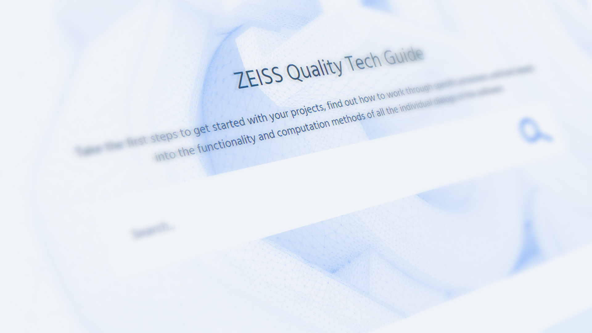 Documentación paso a paso: ZEISS Quality Tech Guide