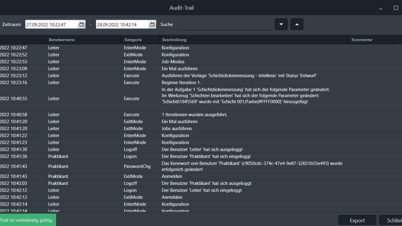 Audit Trail Tool