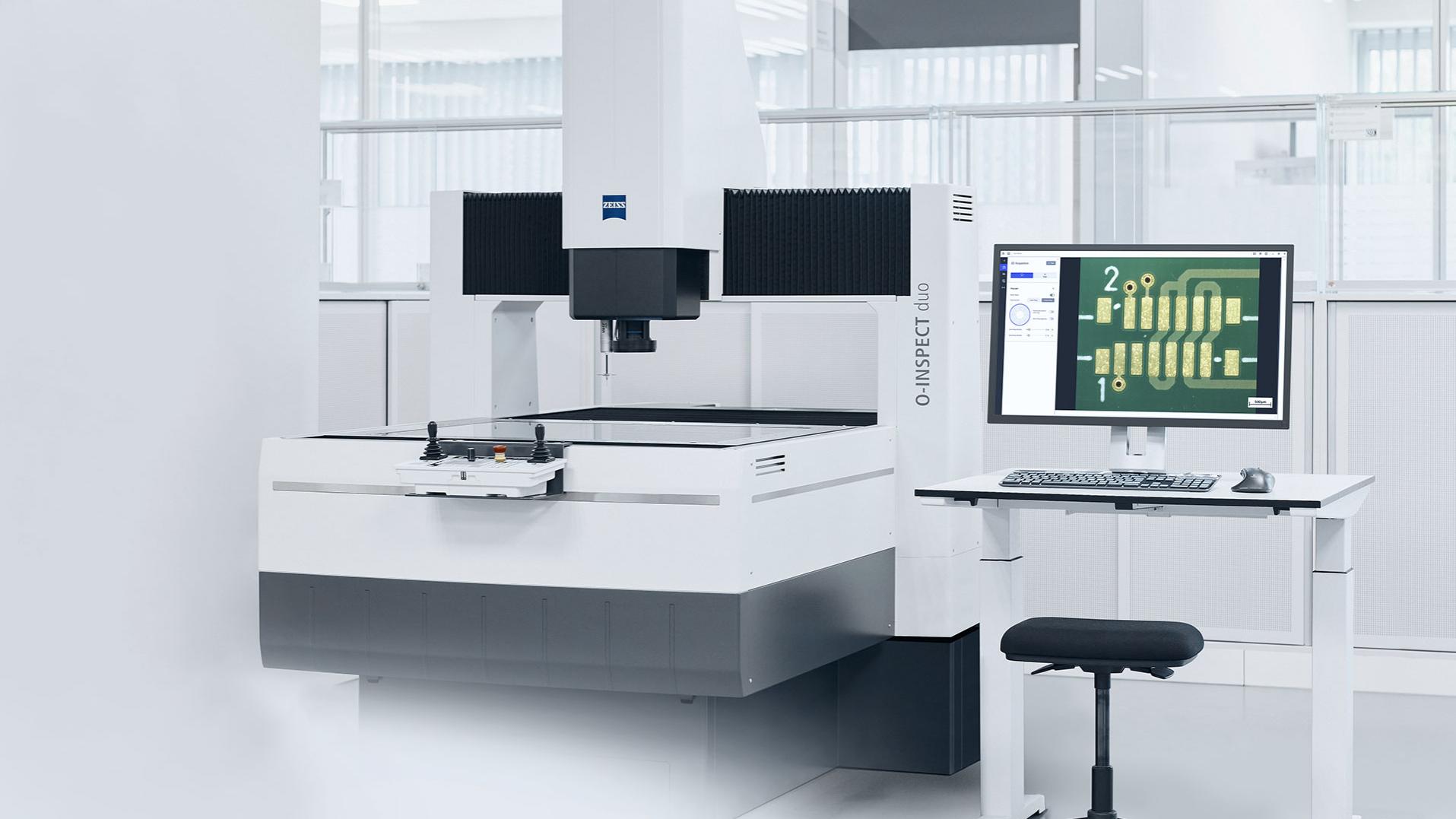 Descubra las características de ZEISS O-INSPECT duo