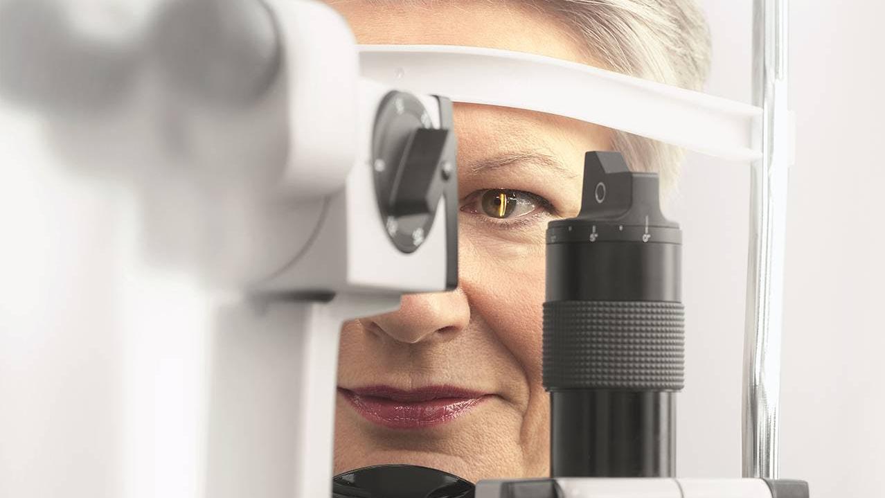 Reconocimiento ocular con una lámpara de hendidura